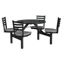 Palmer Hamilton Covey 4-Seat Outdoor Table^ Cafeteria Booths|Outdoor Picnic