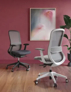 N9NE Crescent Mid-Back Chairs^ Computer Chairs