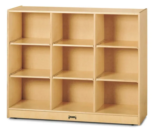 Jonti-Craft 9 Cubbie Large Mobile Storage Unit w/o Tubs^ Cubbies