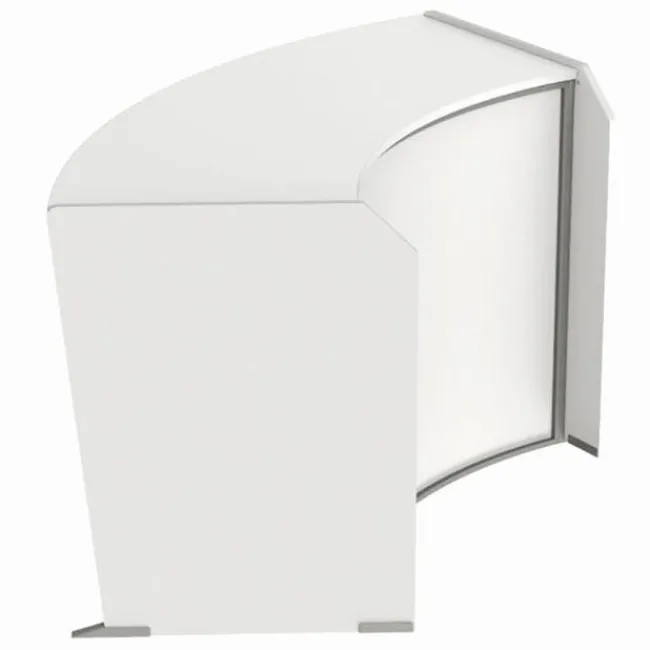 Linea Italia Curved ADA Reception Desk^ Ada & Wheelchair Desks|Reception Desks