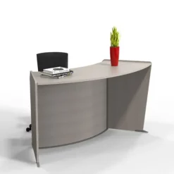 Linea Italia Curved ADA Reception Desk^ Ada & Wheelchair Desks|Reception Desks