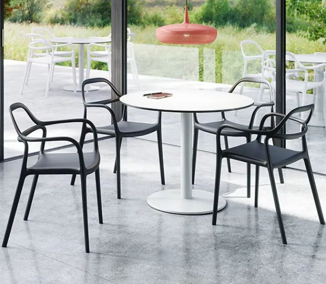 KFI Seating Dali Series Indoor/Outdoor Stack Chair^ Restaurant & Cafe|Cafe Chairs