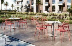 KFI Seating Dali Series Indoor/Outdoor Stack Chair^ Restaurant & Cafe|Cafe Chairs