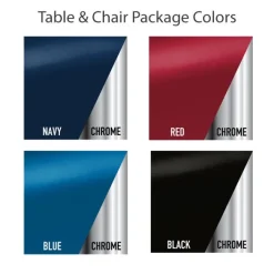 Correll Deluxe HPL Activity Table & Classroom Student Chair Package (48