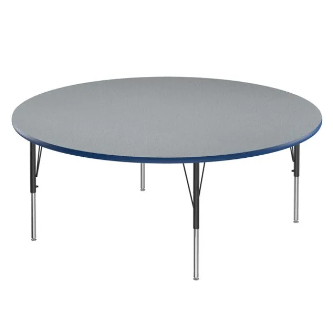 Correll Deluxe HPL Activity Table & Classroom Student Chair Package (60" Round - 1 Table & 6 Chairs)^ Activity Tables & Chairs|Activity Table & Chair Packages