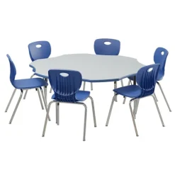 Correll Deluxe HPL Activity Table & Classroom Student Chair Package (60