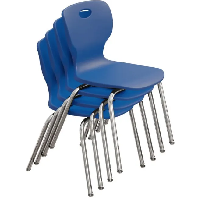 Correll Deluxe HPL Height Adjustable Collaborative Desk Package w/ 8 Wing Desks & 8 Chairs^ Desk & Chair Packages|Classroom Desks & Chairs