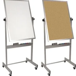Best-Rite Deluxe Reversible Boards (30” x 40”)^ Mobile Reversible Boards
