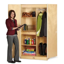 Jonti-Craft Deluxe Wardrobe Closet^ Tall Cabinets