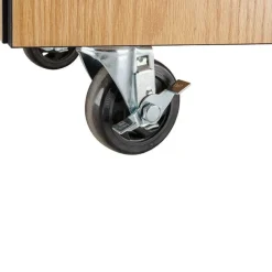 National Public Seating Demo Mobile Science Cabinet with Chem-Res Top (48
