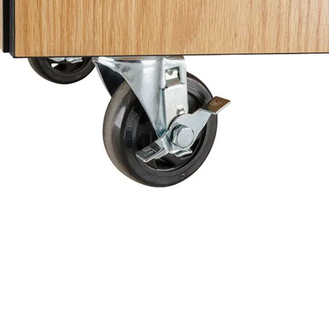 National Public Seating Demo Mobile Science Cabinet with Chem-Res Top (48" x 28")^ Lab Storage|Science Storage