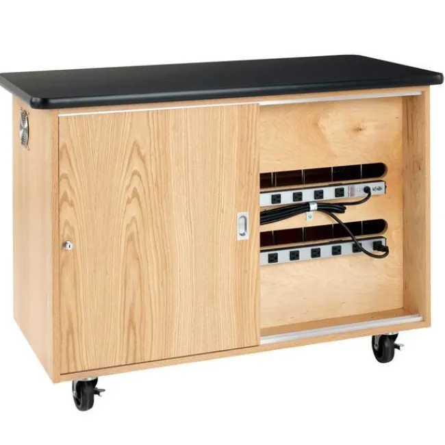 Diversified Spaces Mobile Laptop Recharging Station^ Lab Storage|Science Storage