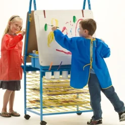 Copernicus Double Sided Art Easel w/ Drying Rack^ Mobile Reversible Boards