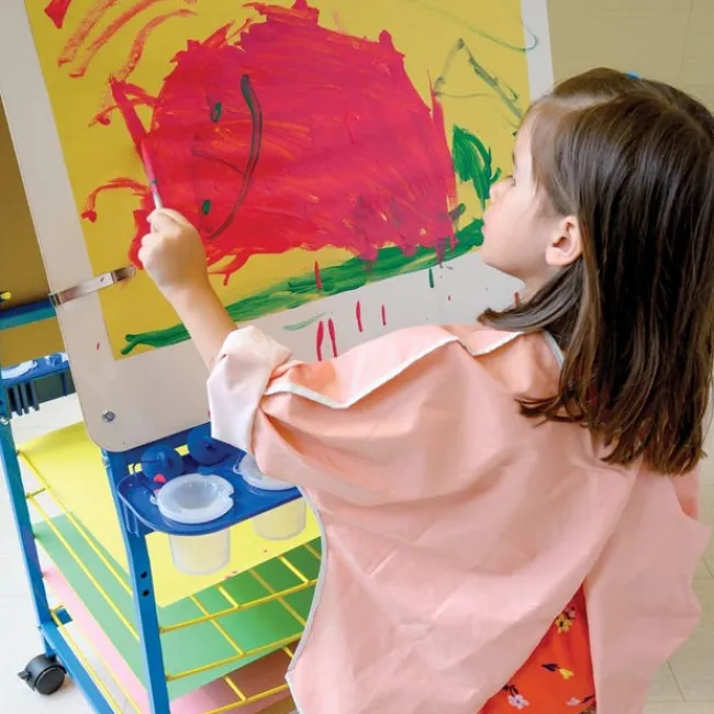 Copernicus Double Sided Art Easel w/ Drying Rack and Tub Storage^ Mobile Reversible Boards