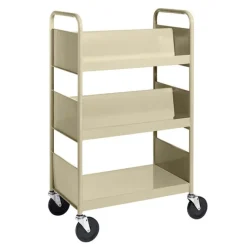 BioFit Double-Sided Combination Cart w/ Flat & Sloped Shelves - 47