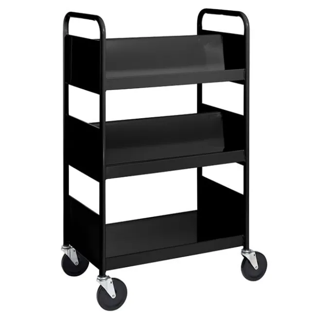 BioFit Double-Sided Combination Cart w/ Flat & Sloped Shelves - 47"H^ Book Carts|Storage Carts