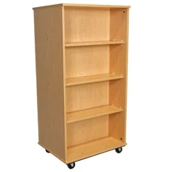 TotMate Double Sided Mobile Bookcase (36" W x 23" D x 60" H)^ Bookcases