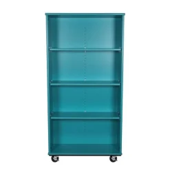TotMate Double Sided Mobile Bookcase (30" W x 23" D x 60" H)^ Bookcases
