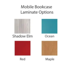 TotMate Double Sided Mobile Bookcase (30