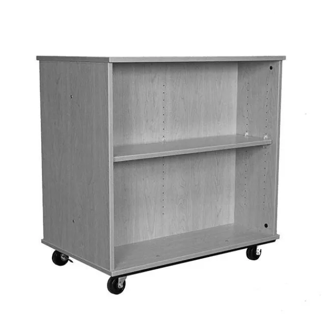 TotMate Double Sided Mobile Bookcase (36" W x 23" D x 36" H)^ Bookcases