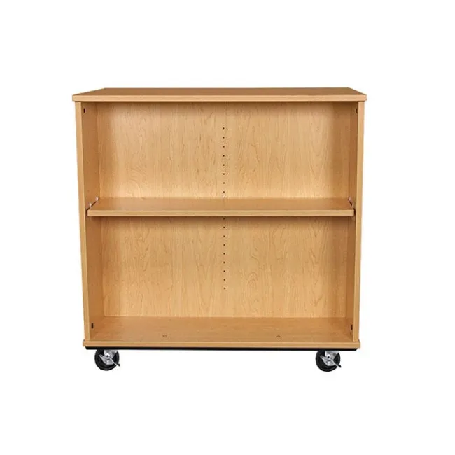 TotMate Double Sided Mobile Bookcase (36" W x 23" D x 36" H)^ Bookcases