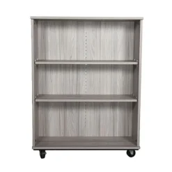 TotMate Double Sided Mobile Bookcase (36" W x 23" D x 48" H)^ Bookcases