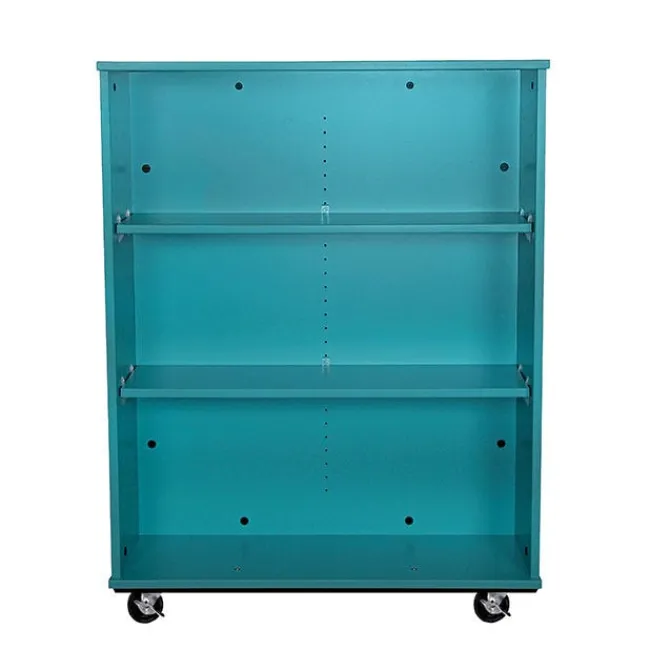 TotMate Double Sided Mobile Bookcase (36" W x 23" D x 48" H)^ Bookcases