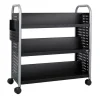 Safco Products Double-sided 6-Shelf Cart^ Book Carts
