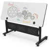 Mooreco Dry Erase Adjustable Height Flipper Folding Tables^ Dry Erase|Training & Seminar