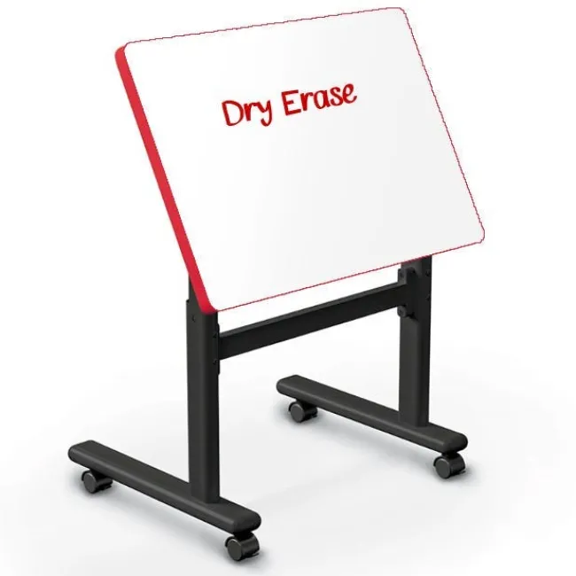 Mooreco Dry Erase Height Adjustable Flipper Desks^ Dry Erase Desks
