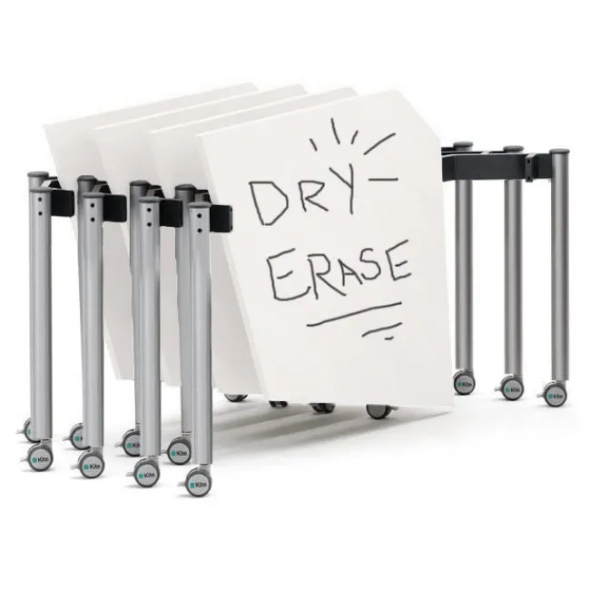 Muzo Dry Erase Kite Mobile Flip-Top Nest Tables^ Dry Erase|Collaborative Desks