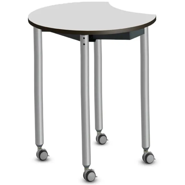 Muzo Dry Erase Tall Mini Mobile Flip-Top Nest Tables^ Dry Erase|Collaborative Desks