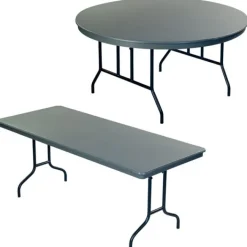 AmTab Dynalite ABS Plastic Folding Tables^ Folding