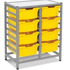 Gratnells Dynamis Double Cart Sets^ Tote & Bin Storage|Utility Carts