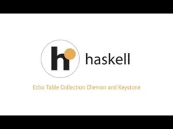 Haskell Echo Series Dry Erase Chevron Training Table (30'' x 66'')^ Training & Seminar