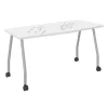 Haskell Echo Series Dry Erase Chevron Training Tables^ Dry Erase|Training & Seminar