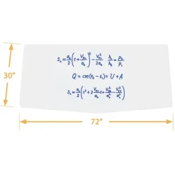 Haskell Echo Series Dry Erase Chevron Training Table (30'' x 72'')^ Training & Seminar