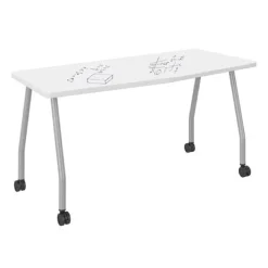 Haskell Echo Series Dry Erase Chevron Training Table (19'' x 60'')^ Training & Seminar