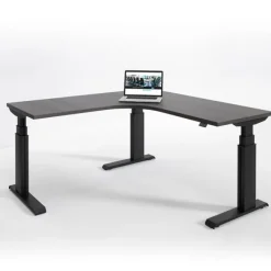 RightAngle Elegante XT Electric Height Adjustable L-Shaped Desk^ Teacher Desks|Instructor Desks
