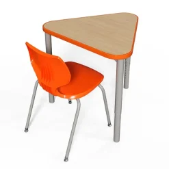 Smith System Elemental Triangle Student Desks^ Collaborative Desks