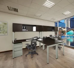 NDI Office Furniture Elements Two Person Workstation Suite^ Office Suites