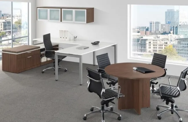 NDI Office Furniture Elements U-Shaped Desk Suite^ Office Suites