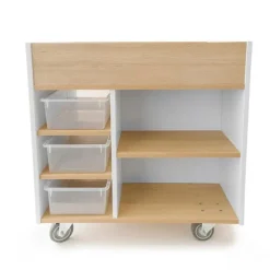 Whitney Brothers elevatED Art Supply Cart^ Art Supply Cabinets|Flat File & Paper Racks
