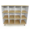 Whitney Brothers elevatED 12-Cubby Backpack Storage Cabinet^ Tote & Bin Storage|Cubbies