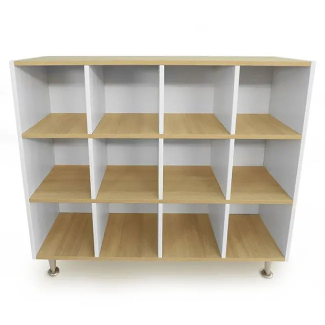 Whitney Brothers elevatED 12-Cubby Backpack Storage Cabinet^ Tote & Bin Storage|Cubbies