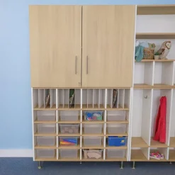 Whitney Brothers elevatED Lockable Wall Cabinet^ Wall-Mount Cabinets