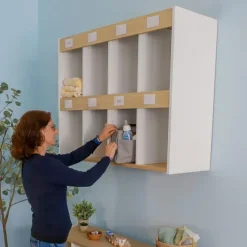 Whitney Brothers elevatED Wall Mount Diaper Bag Organizer^ Wall-Mount Cabinets
