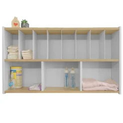 Whitney Brothers elevatED Wall Mount Diaper Supplies Organizer^ Wall-Mount Cabinets