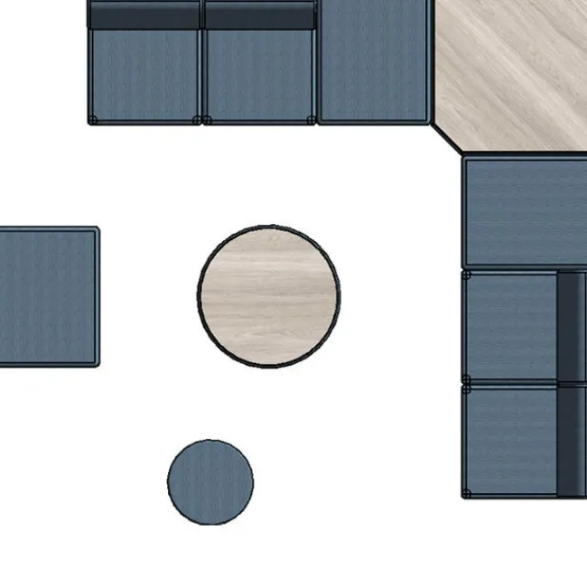 Mooreco Elle Lounge Modular Soft Seating Package^ Reception & Waiting Room|Soft Seating