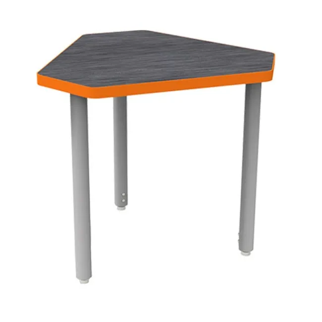 WB Mfg ELO OnVoy Mini Diamond Jr. Student Desk w/ Round Adjustable Legs^ Collaborative Desks